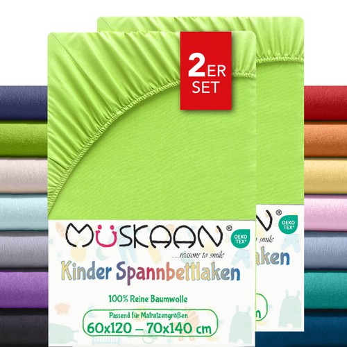 2er set spannbettlaken kinder - set,