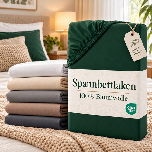 Spannbettlaken 100 baumwolle - spannbettlaken,