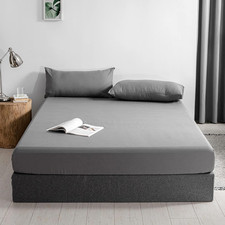Spannbettlaken 180x200cm Grau